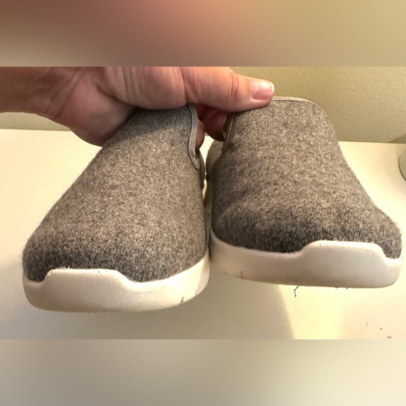 LANDS’ END Comfort Step Slip On Shoes Iron Gray Wool Blends Loafers Lightweight - Picture 4 of 10